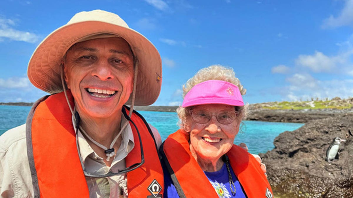 Grandma Joy Galapagos guide