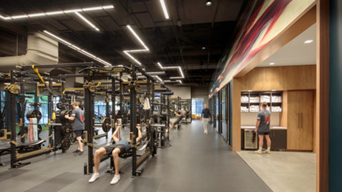 weight room at warrior fitness facility