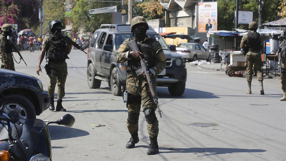 Security forces on Haiti