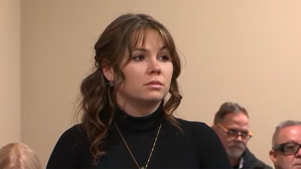 Rust armorer Hannah Gutierrez Reed stands in court wearing black turtleneck