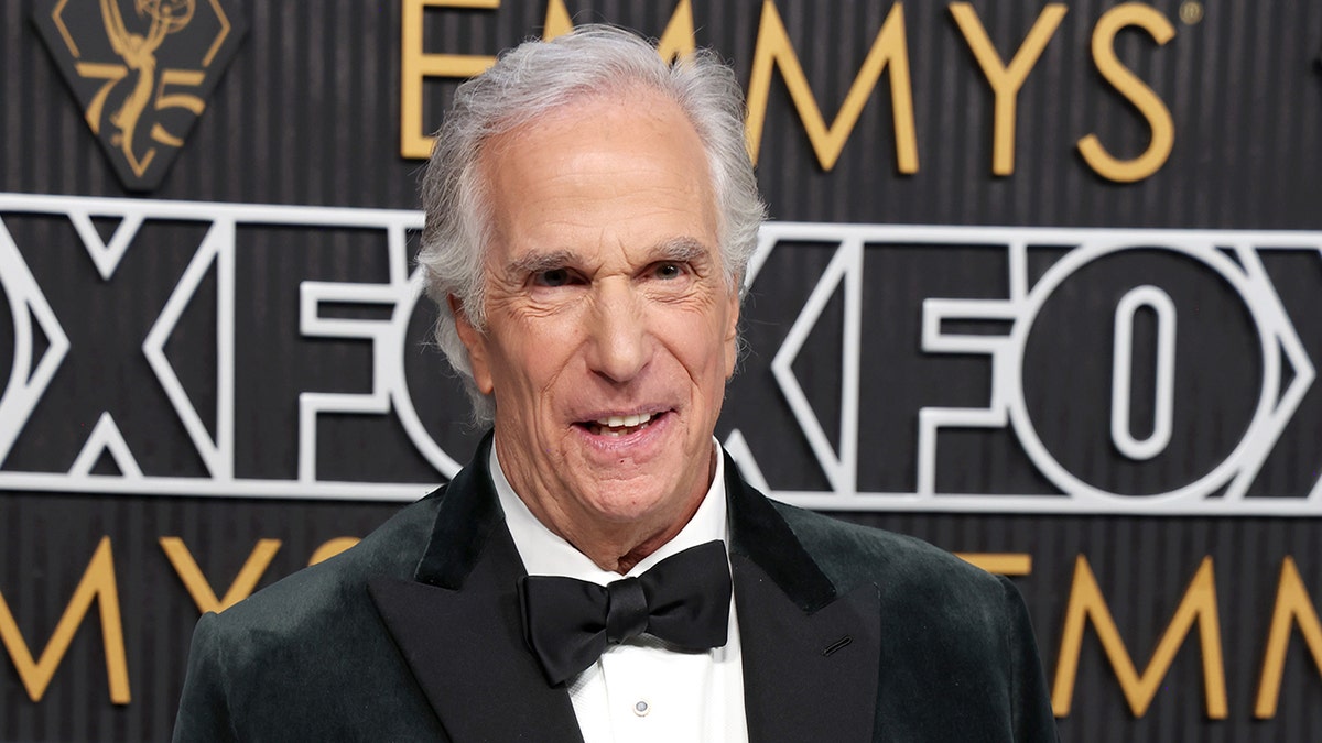 Henry Winkler attends the 75th Primetime Emmy Awards at Peacock Theater on January 15, 2024, in Los Angeles, California.