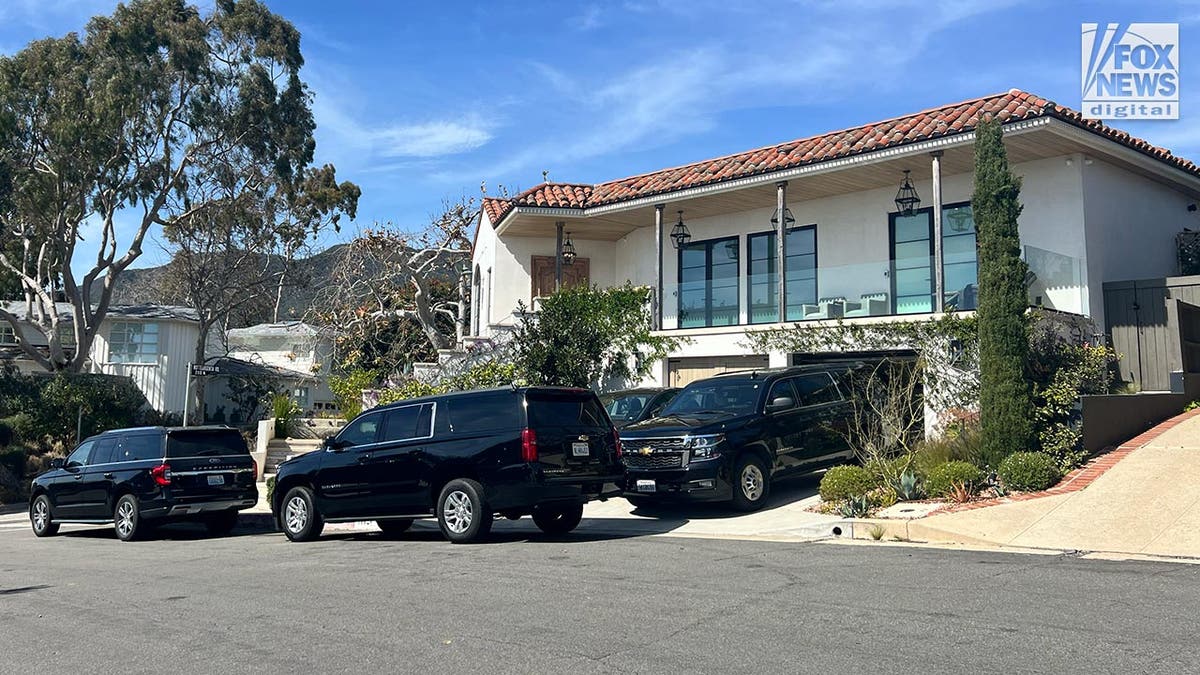 A view of the home of Hunter Biden's friend, and lawyer, Kevin Morris