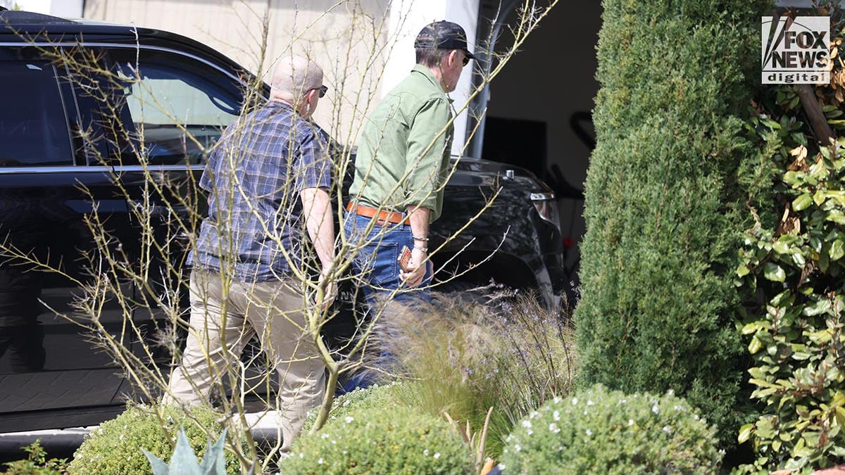 Hunter Biden's arrives at the home of friend, and lawyer, Kevin Morris