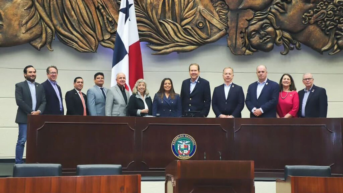 Republican lawmakers visit Panama as part of a congressional delegation.