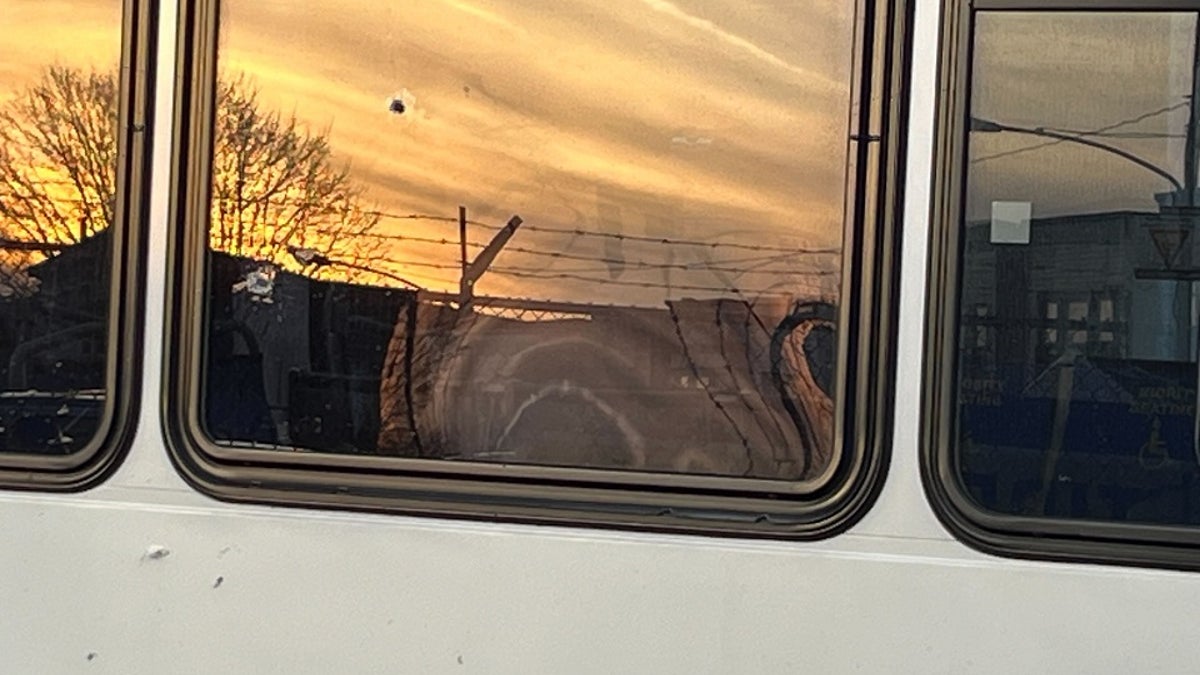 SEPTA bus after a deadly shooting