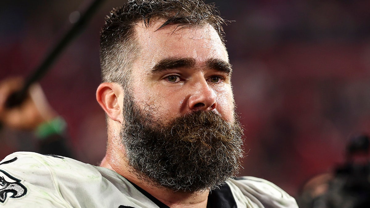 Jason Kelce após o jogo dos Bucs