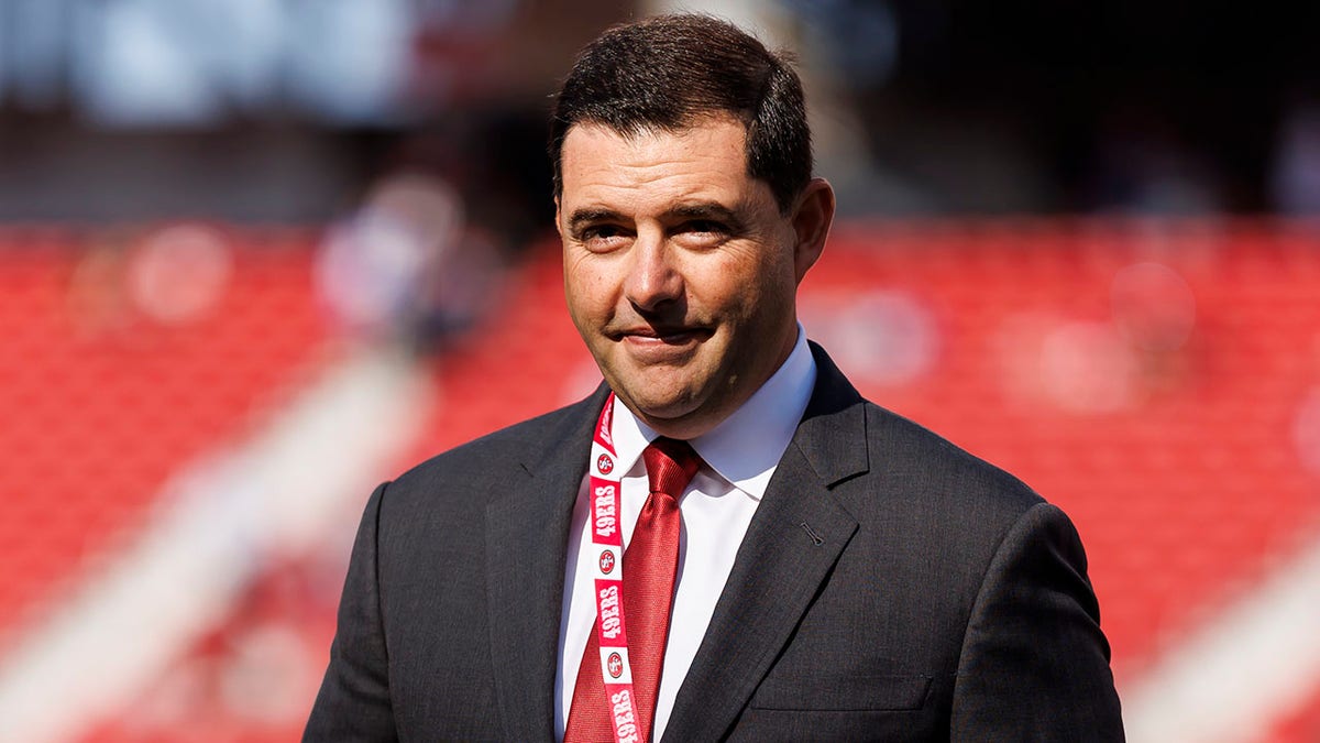 Jed York takes the field