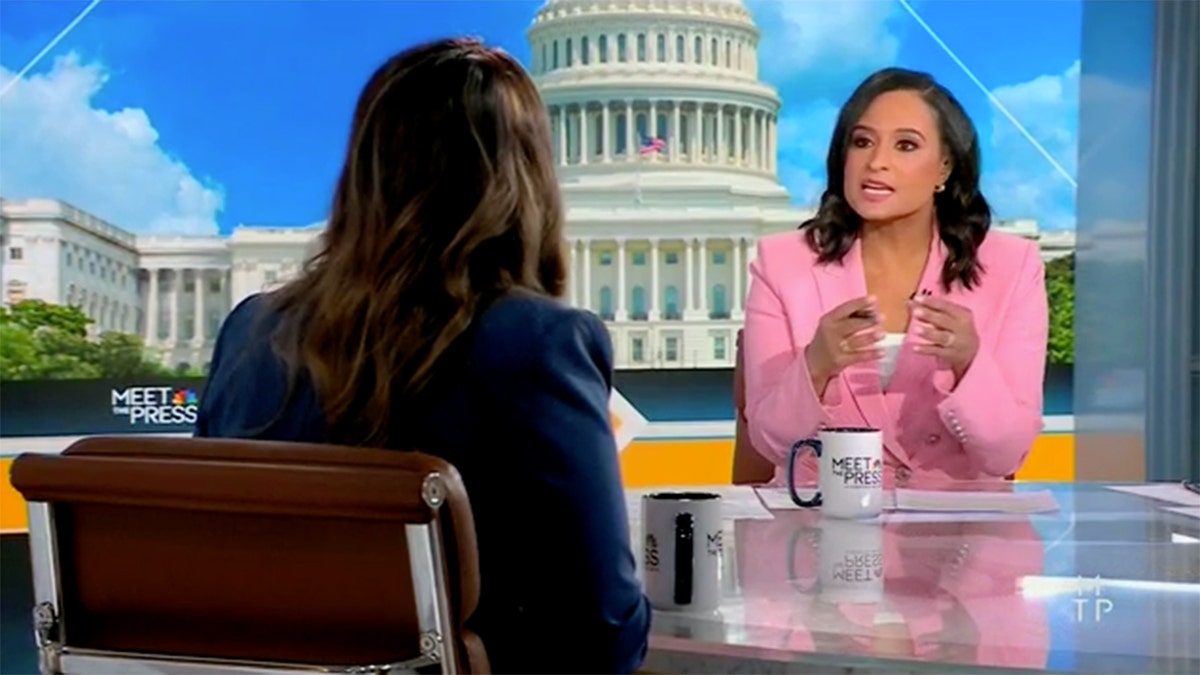 Ex-RNC chair Ronna McDaniel is interviewed by NBC's Kristen Welker on "Meet The Press."