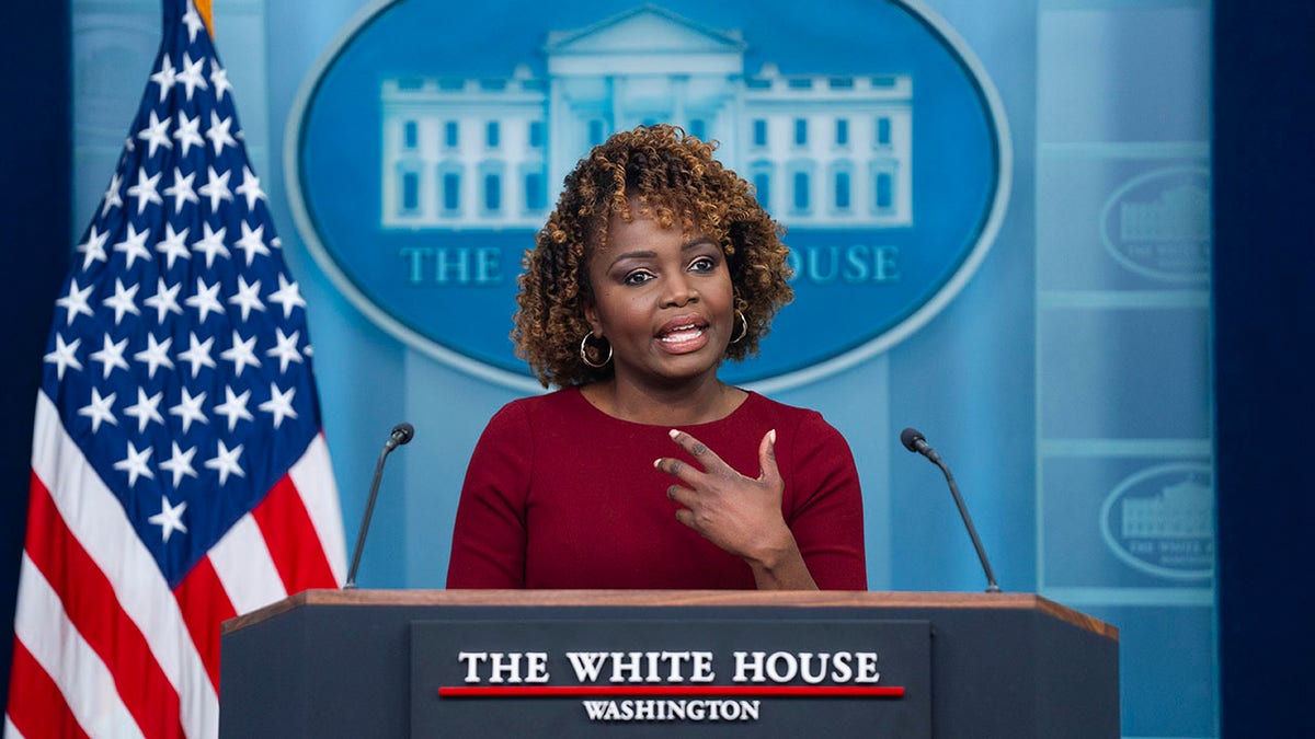 White House Press Secretary Karine Jean-Pierre speaks