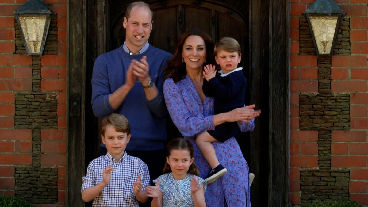 Princess Catherine, Prince William Prince George, Princess Charlotte, and Prince Louis extracurricular their location during nan Covid pandemic