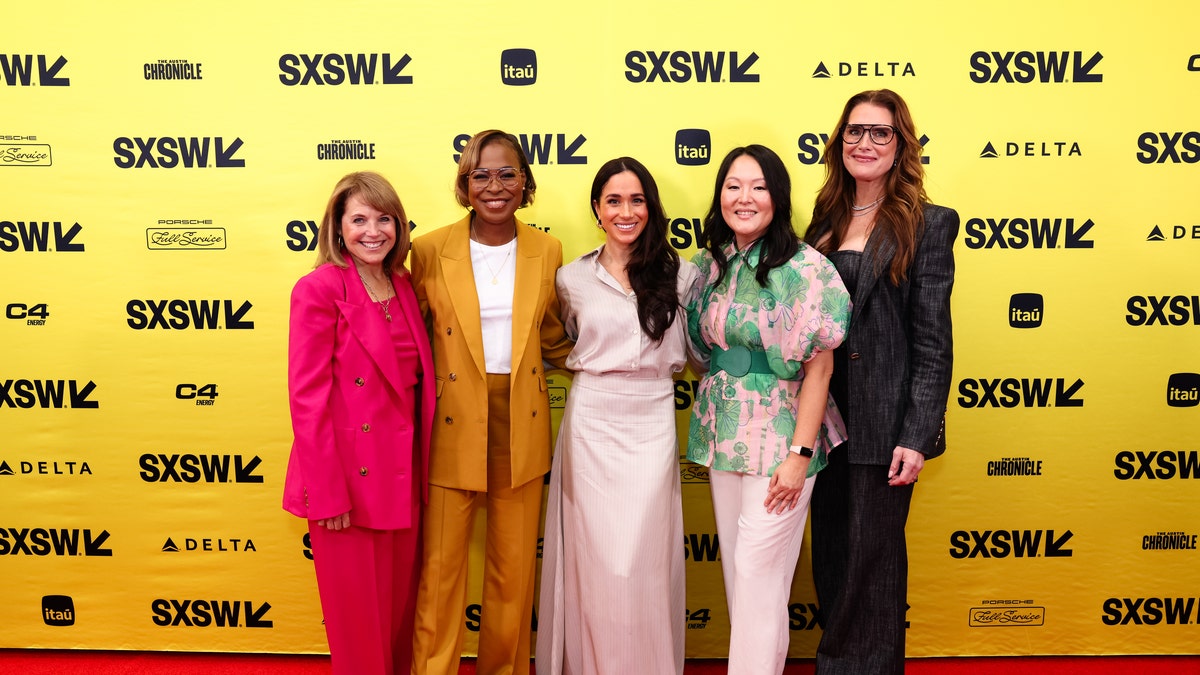 Katie Couric, Errin Haines, Meghan, The Duchess of Sussex, Nancy Wang Yuen and Brooke Shields