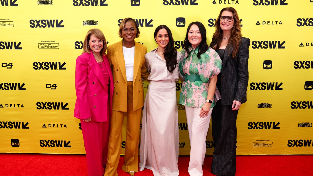 Katie Couric, Errin Haines, Meghan, The Duchess of Sussex, Nancy Wang Yuen and Brooke Shields