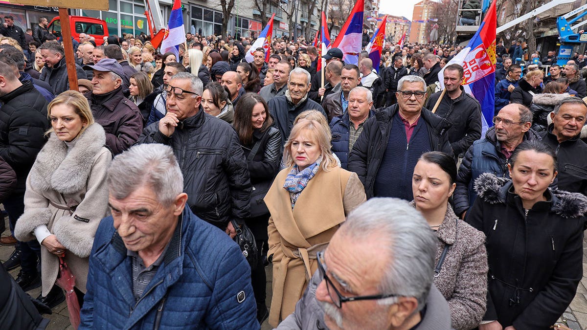Kosovo Serbs protest