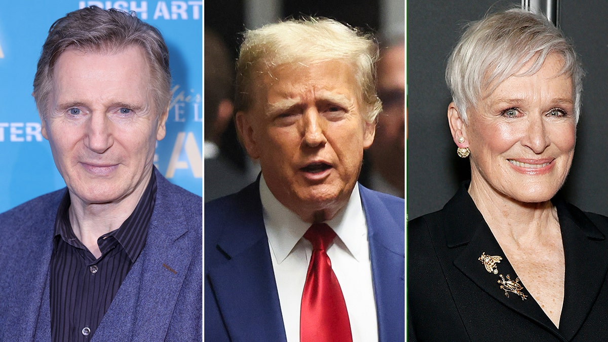 Liam Neeson, Donald Trump and Glenn Close