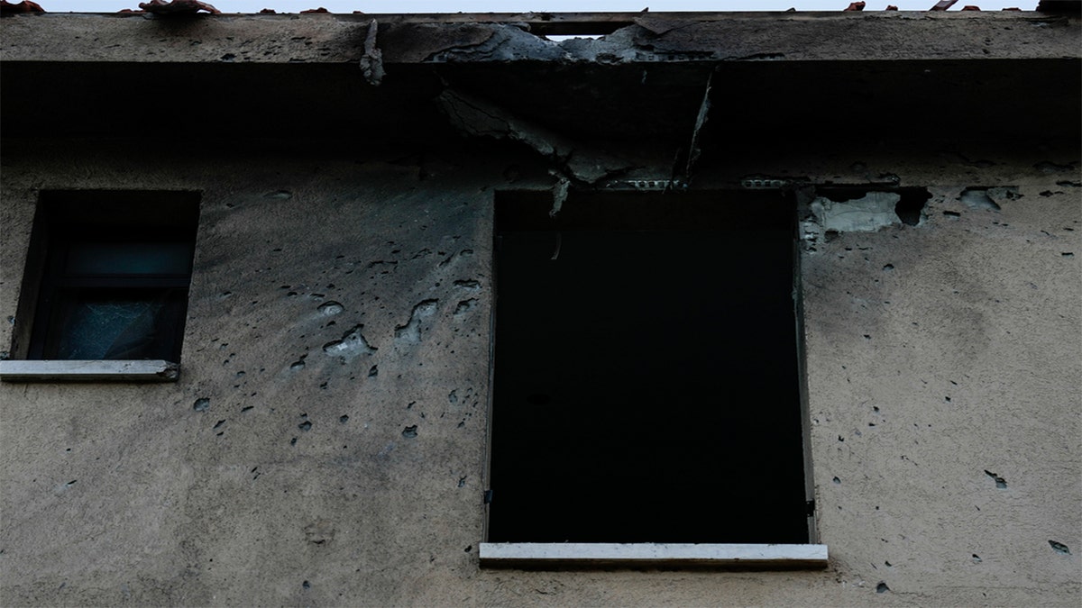 Damage to a home in Lebanon 