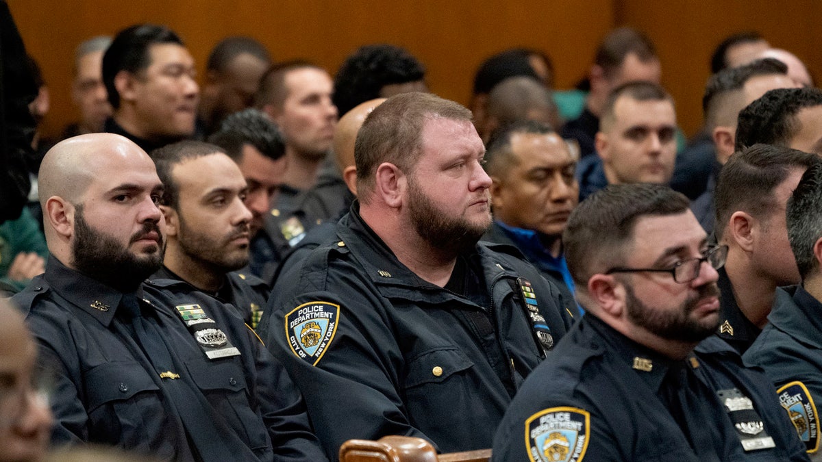 Ex-con Lindy Jones appears in a Queens courtroom following the shooting death of NYPD Officer Jonathan Diller