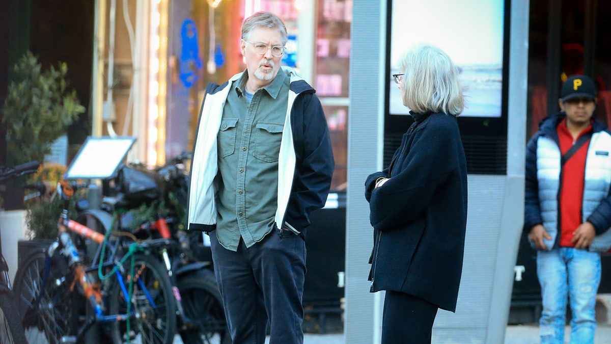 Mark Zwonitzer is seen out with an unidentified woman in New York City