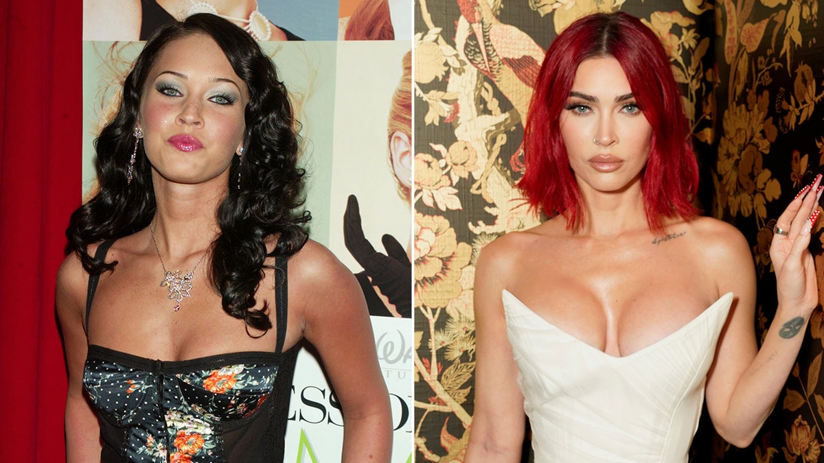 Megan Fox then and now