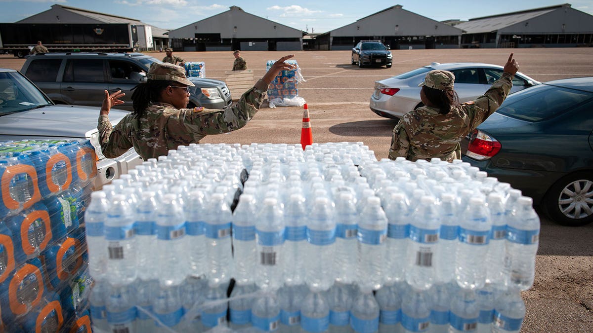 Water distribution site