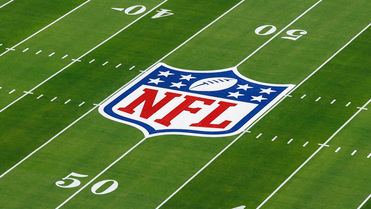 NFL logo at Super Bowl 58