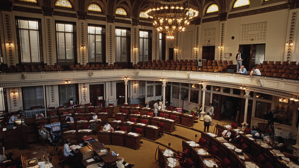 New Jersey General Assembly Chamber of the NJ State House