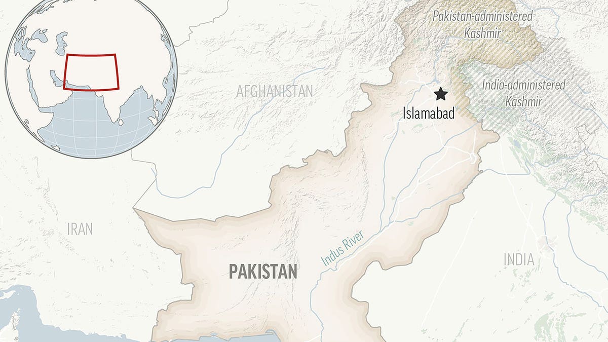 Pakistan map