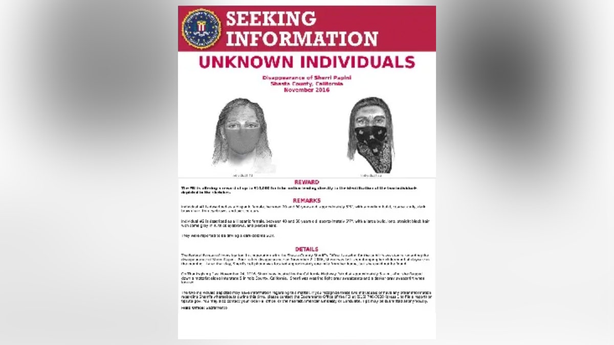 FBI poster in Sherri Papini case