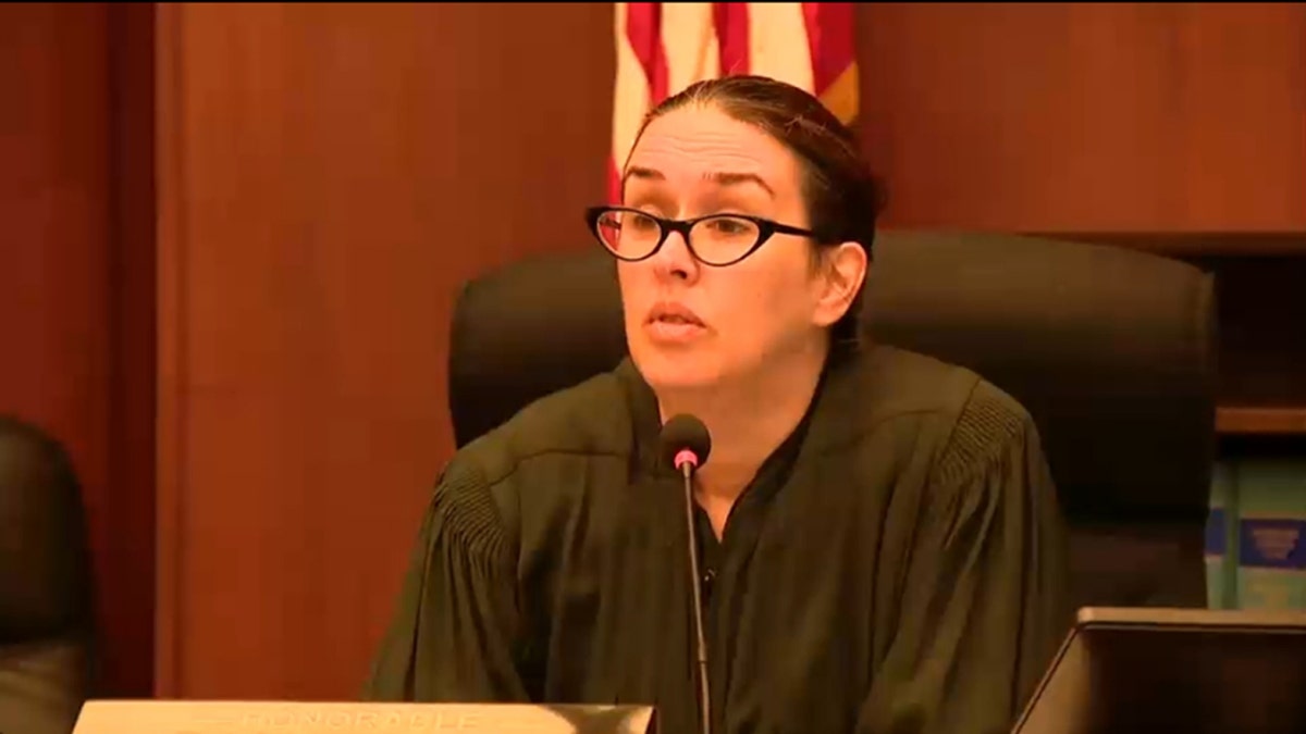 Judge Elizabeth Hill in court