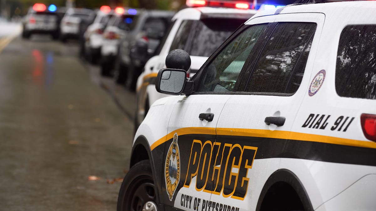 Pittsburgh police vehicles