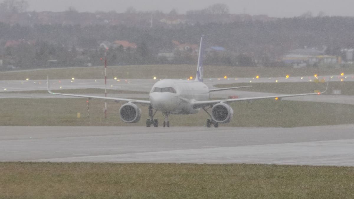 Plane in Gdansk