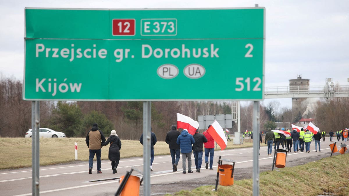 Polish farmers protest