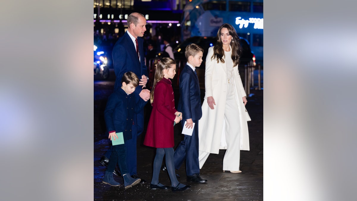 The royal family attends an event in December