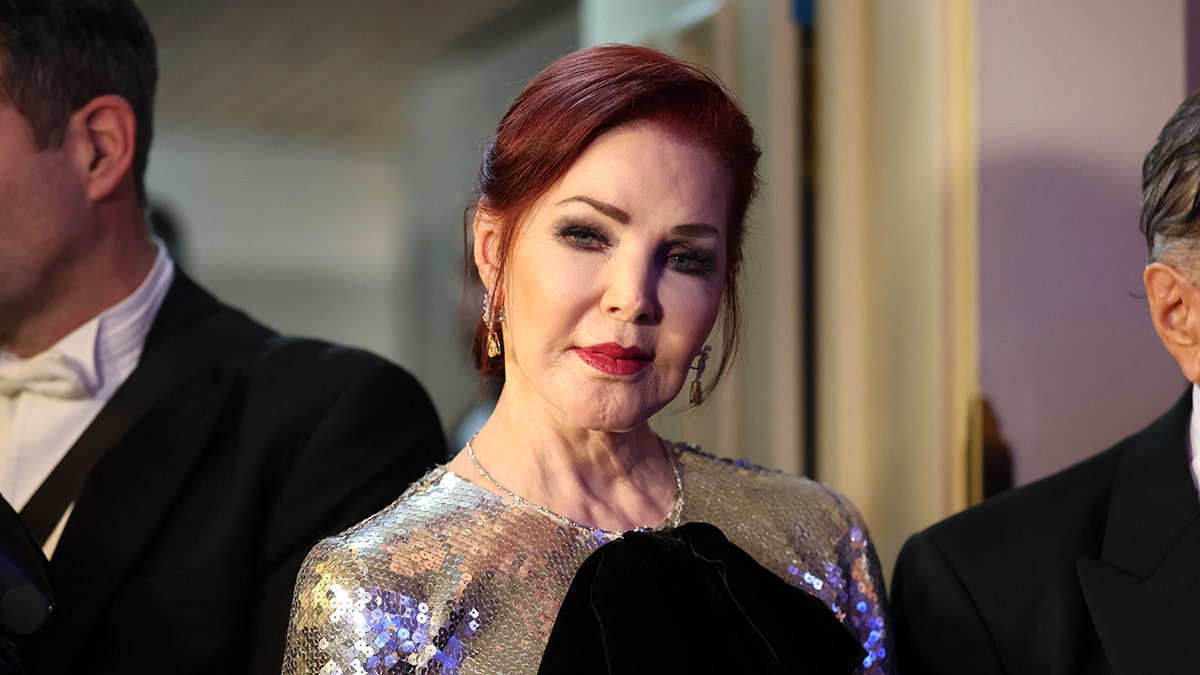 Close up of Priscilla Presley