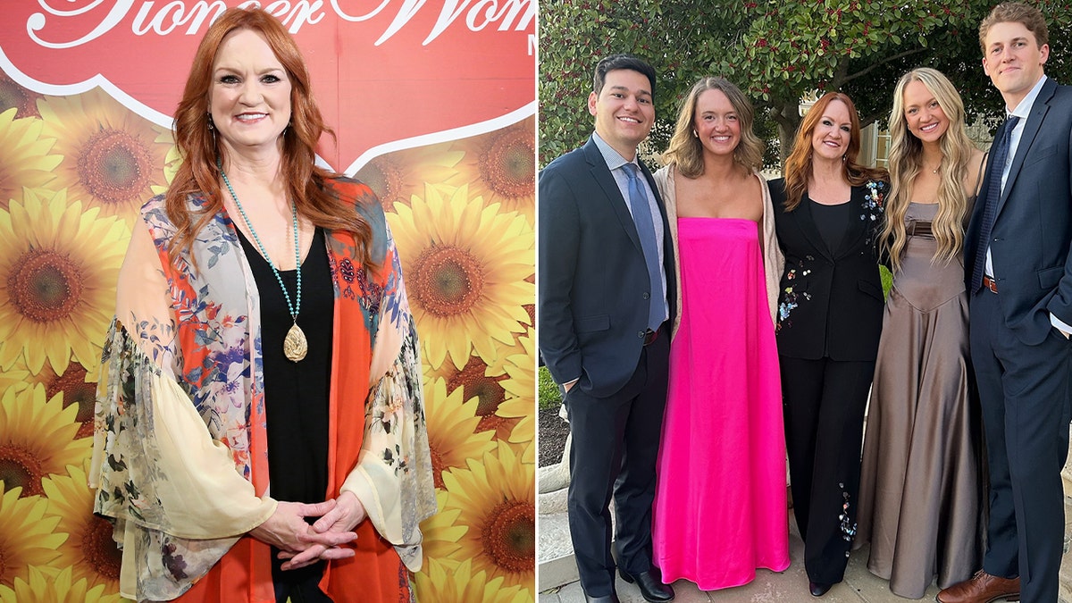 photo of Ree Drummond from 2017 split with a photo of Ree Drummond from 2024