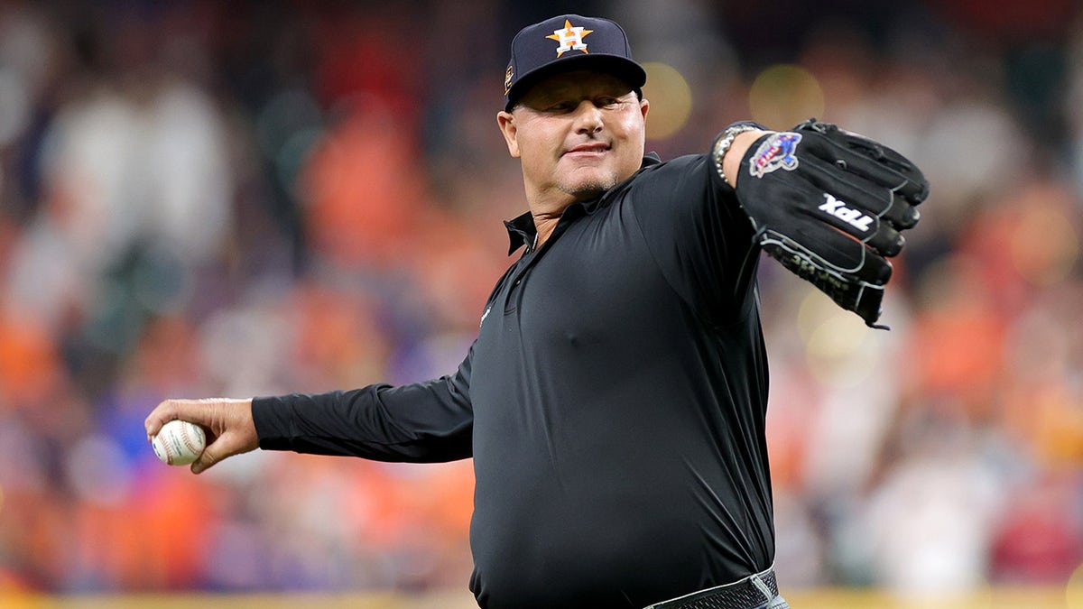 Roger Clemens at Houston game