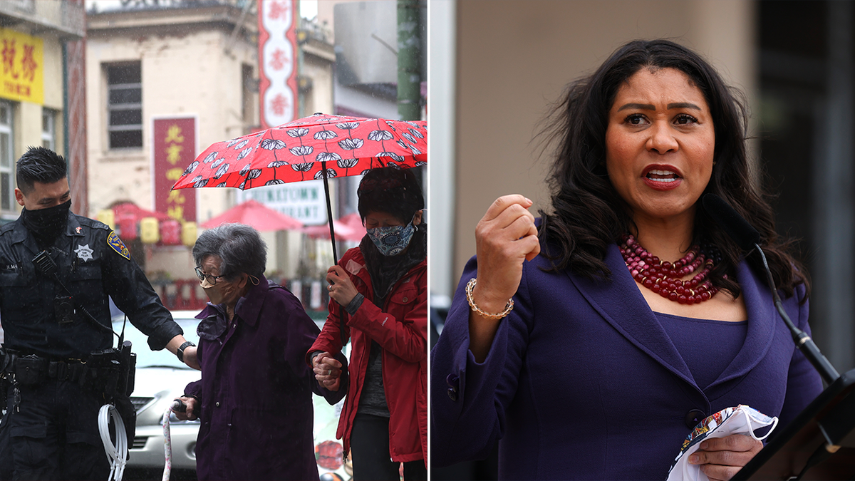 San Francisco Chinatown and London Breed split image