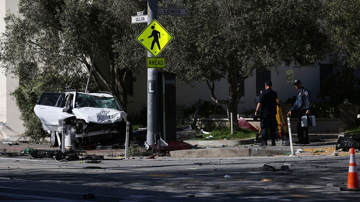 San Francisco crash scene