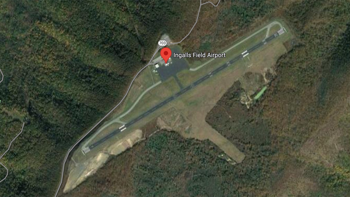Imagem do Google Maps do aeroporto onde ocorreu o acidente fatal