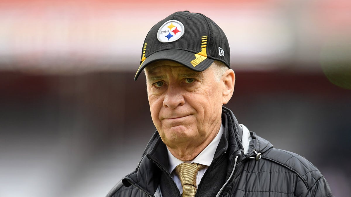 Art Rooney II looks on before a Steelers game