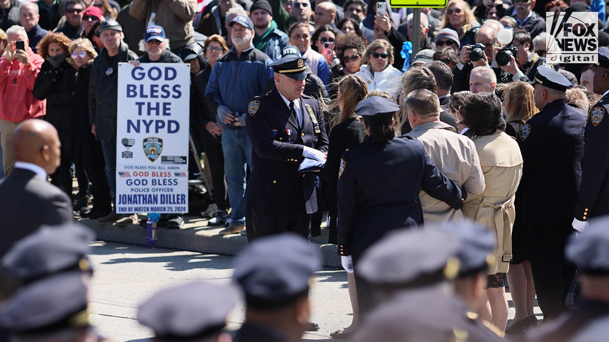 NYPD Officer Jonathan Diller funeral