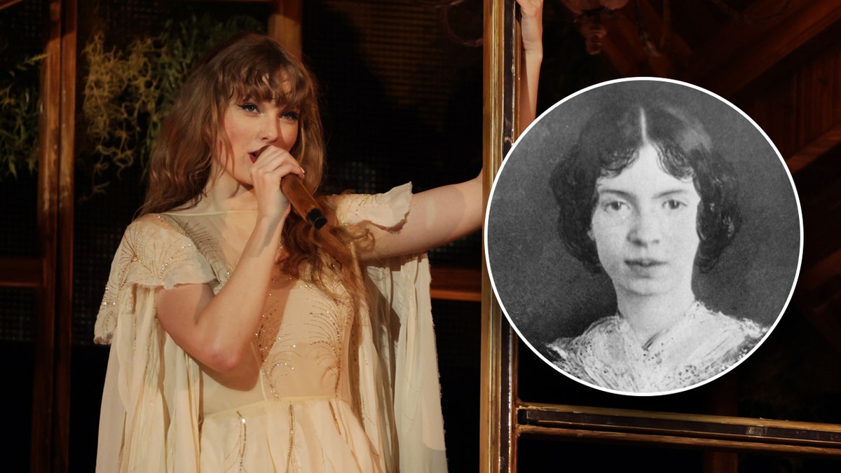 Taylor Swift and her possible cousin Emily Dickinson