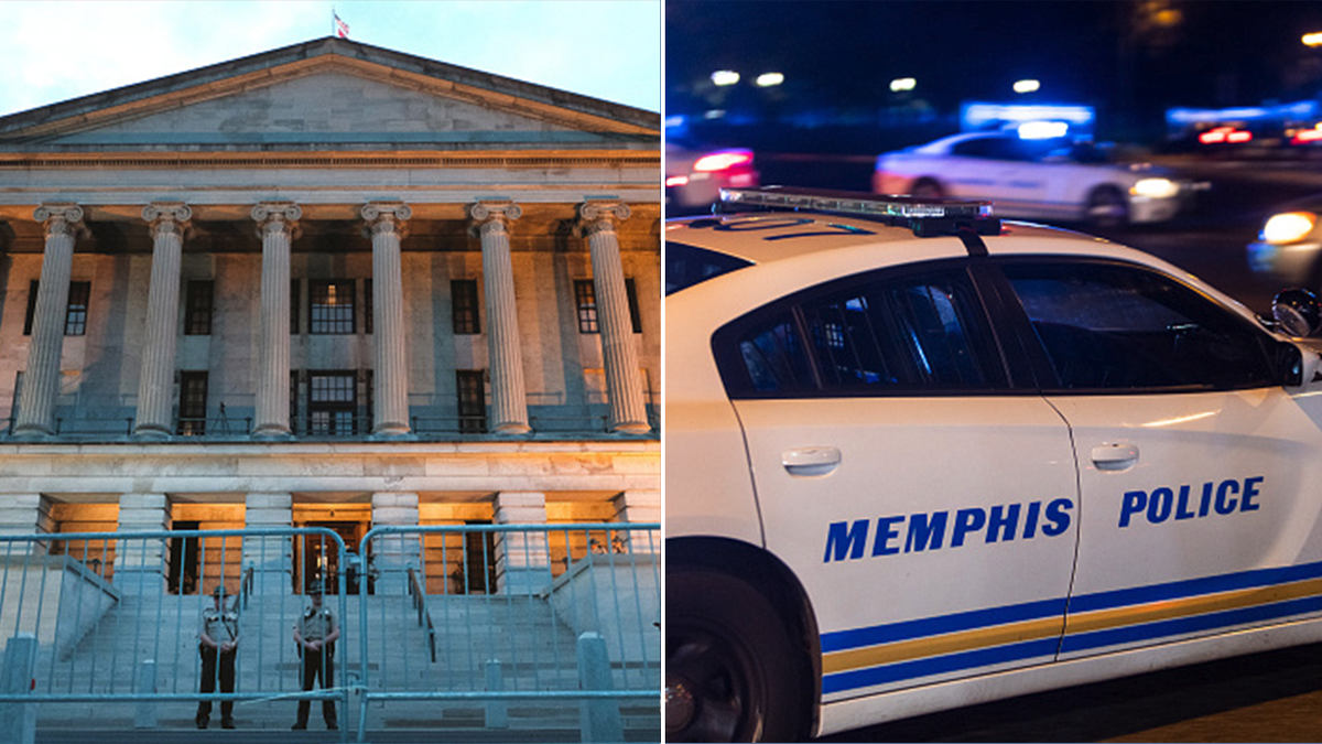 El Capitolio del Estado de Tennessee y la policía de Memphis dividen su imagen