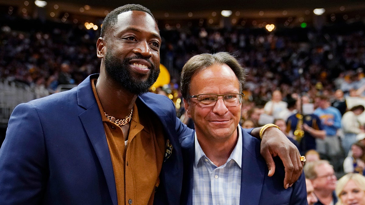 Tom Crean and Dwyane Wade