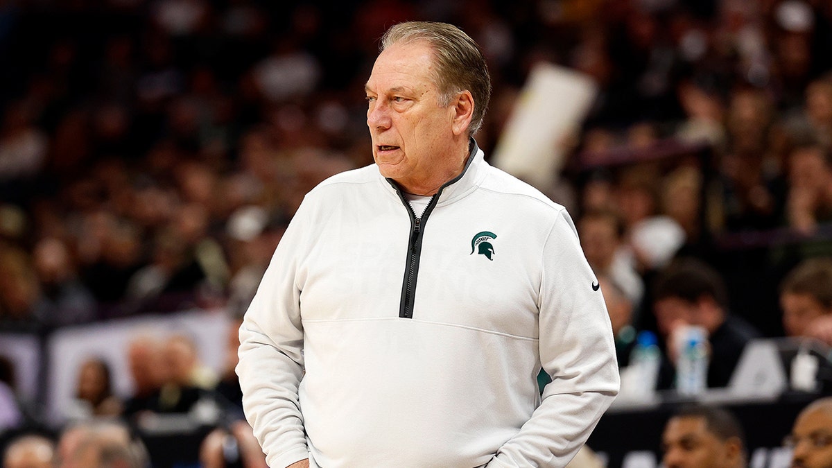 Head coach Tom Izzo of the Michigan State Spartans