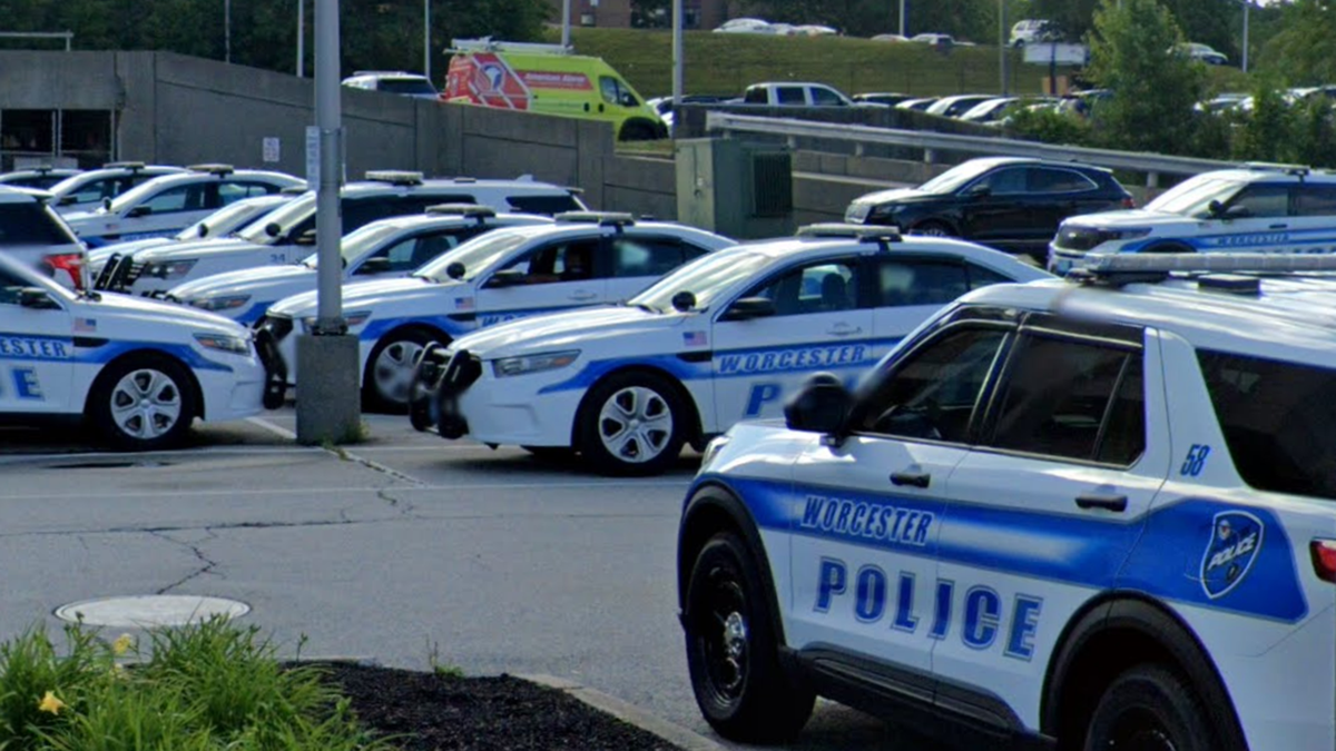 Worcester Police Department vehicles