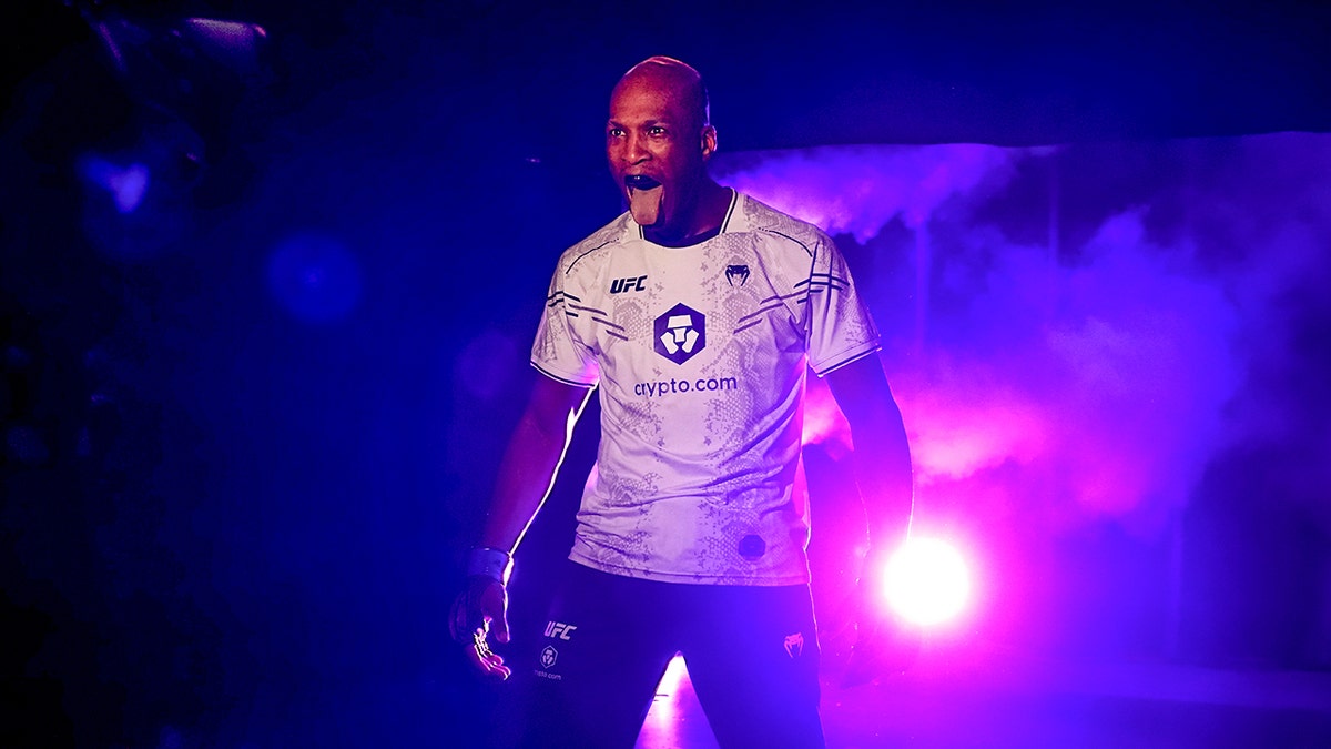 Michael Page during UFC 299 entrance