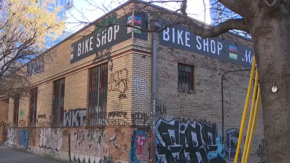 Bike shop building exteriors