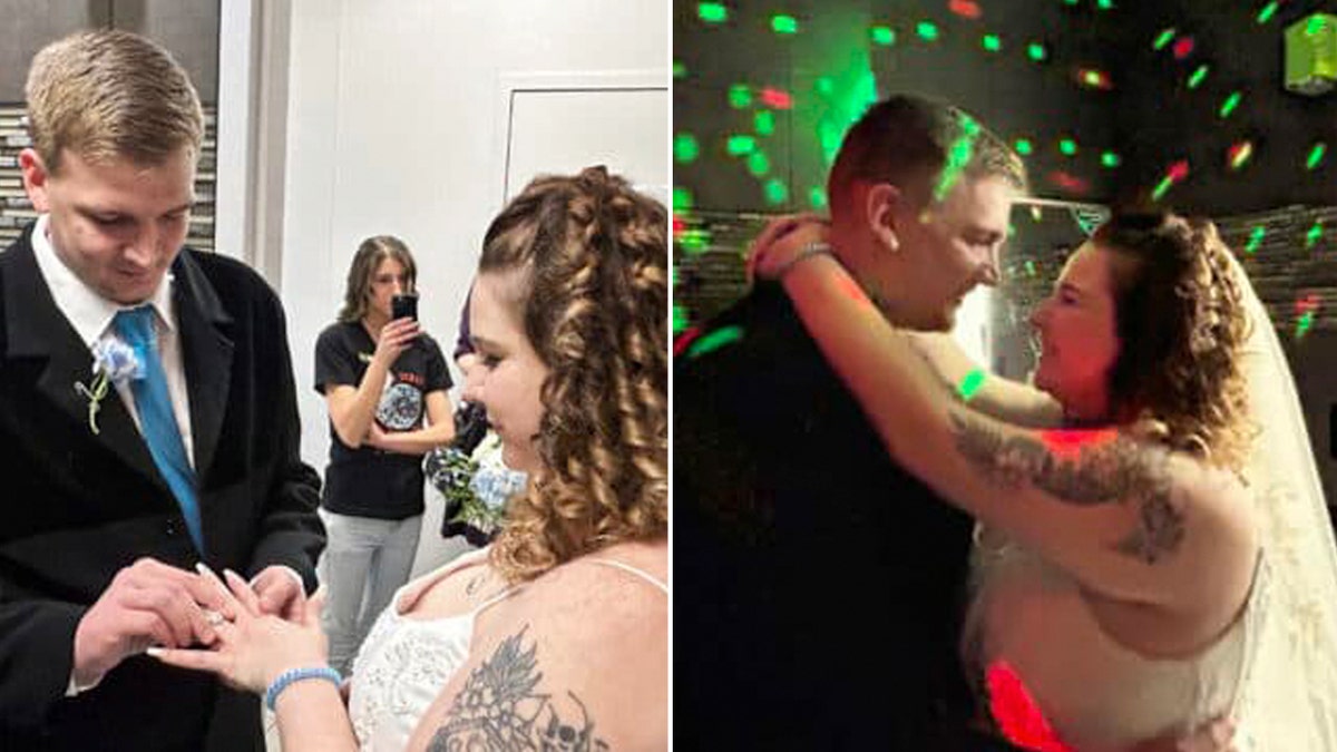 bathroom wedding split