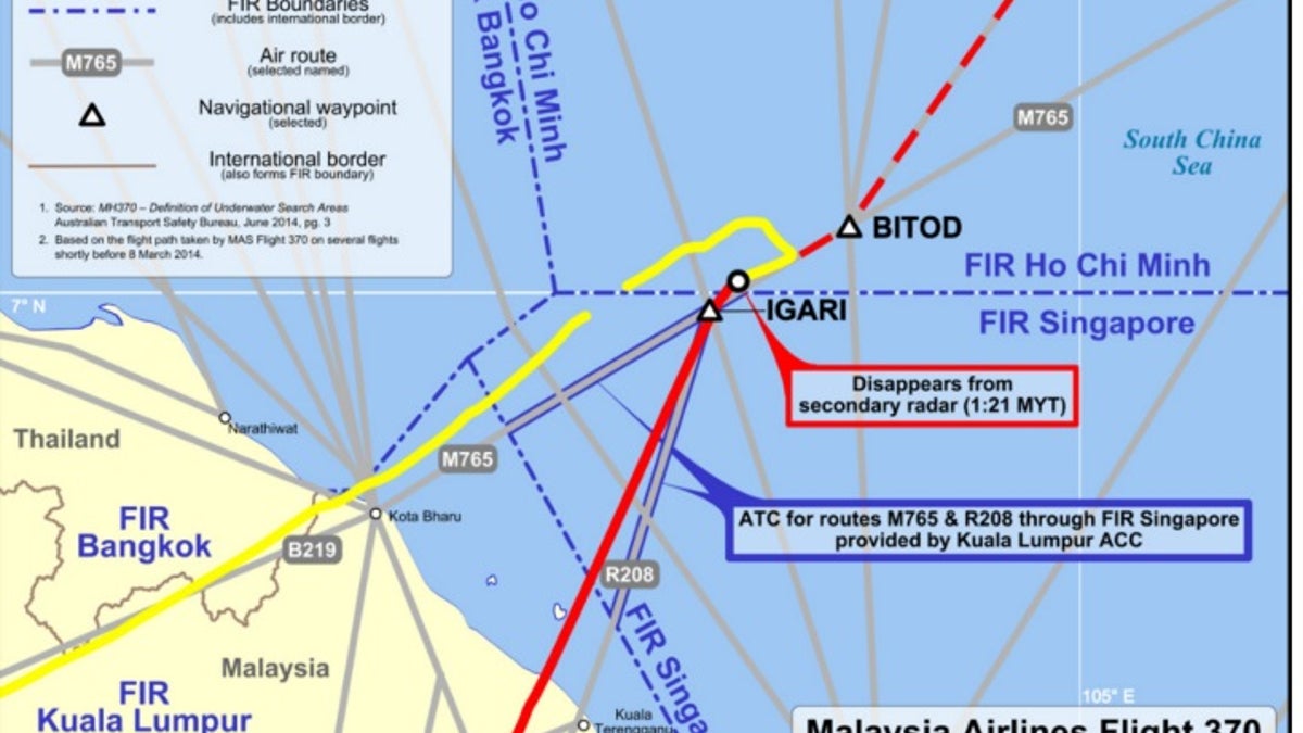 Malaysia Airlines flight 370's sudden turns, according to Dr. Alan Diehl's book. 