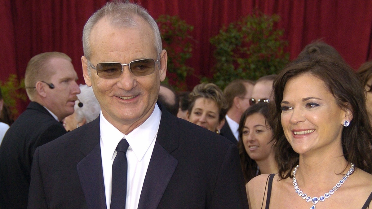 Bill Murray and Jennifer Butler at the Golden Globes